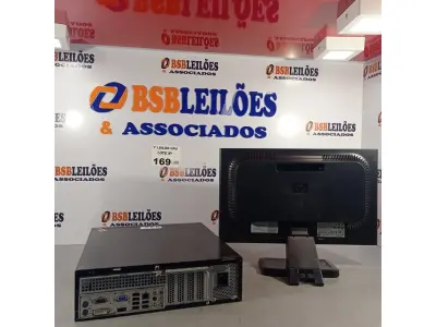 LOTE 169 - 01 CPU ITAUTEC INFOWAY SM 3330, PROCESSADOR PHENON X2, HD 500GB, MEMÓRIA 2GB DDR3 E 01 MONITOR HP MODELO LE 1851W. (NO ESTADO, LEILÃO NÃO TEM GARANTIA E NEM DEVOLUÇÃO, SUJEITO A POSSÍVEIS AVARIAS VISÍVEIS/OCULTAS E/OU AUSÊNCIA DE COMPONENTES).