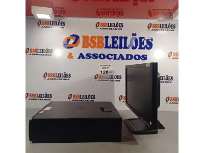 LOTE 128 - 01 CPU HP COMPAQ 6005, PROCESSADOR PHENON X2, 250 GB HD, SEM MEMÓRIA E 01 MONITOR MARCA HP MODELO LE 1851W. (NO ESTADO, LEILÃO NÃO TEM GARANTIA E NEM DEVOLUÇÃO, SUJEITO A POSSÍVEIS AVARIAS VISÍVEIS/OCULTAS E/OU AUSÊNCIA DE COMPONENTES).