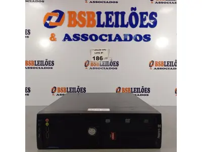 LOTE 186 - 01 CPU ITAUTEC INFOWAY SM 3330, PROCESSADOR PHENON X2, HD 500GB, MEMÓRIA 2GB DDR3. (NO ESTADO, LEILÃO NÃO TEM GARANTIA E NEM DEVOLUÇÃO, SUJEITO A POSSÍVEIS AVARIAS VISÍVEIS/OCULTAS E/OU AUSÊNCIA DE COMPONENTES).