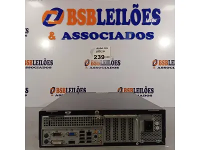 LOTE 239 - 01 CPU ITAUTEC INFOWAY SM 3330, PROCESSADOR PHENON X2, HD 500GB E MEMÓRIA 2GB DDR3. (NO ESTADO, LEILÃO NÃO TEM GARANTIA E NEM DEVOLUÇÃO, SUJEITO A POSSÍVEIS AVARIAS VISÍVEIS/OCULTAS E/OU AUSÊNCIA DE COMPONENTES).