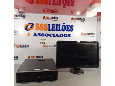 LOTE 219 - 01 CPU HP COMPAQ 6005, PROCESSADOR PHENON X2, HD 250 E MEMORIA 2GB E 01 MONITOR COMPAQ MODELO WJ 674 A. (NO ESTADO, LEILÃO NÃO TEM GARANTIA E NEM DEVOLUÇÃO, SUJEITO A POSSÍVEIS AVARIAS VISÍVEIS/OCULTAS E/OU AUSÊNCIA DE COMPONENTES).