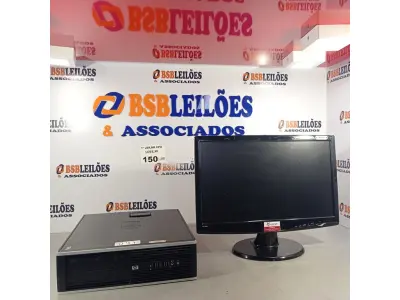 LOTE 150 - 01 CPU HP COMPAQ 6005, PROCESSADOR PHENON X2, MEMÓRIA 2GB, HD 250 GB E 01 MONITOR HP MODELO W2043S. (NO ESTADO, LEILÃO NÃO TEM GARANTIA E NEM DEVOLUÇÃO, SUJEITO A POSSÍVEIS AVARIAS VISÍVEIS/OCULTAS E/OU AUSÊNCIA DE COMPONENTES).