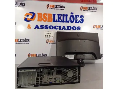 LOTE 225 - 01 CPU HP COMPAQ 6005, PROCESSADOR PHENON X2, HD 250 E MEMORIA 2GB E 01 MONITOR HP MODELO W 2043S SEM A BASE. (NO ESTADO, LEILÃO NÃO TEM GARANTIA E NEM DEVOLUÇÃO, SUJEITO A POSSÍVEIS AVARIAS VISÍVEIS/OCULTAS E/OU AUSÊNCIA DE COMPONENTES).