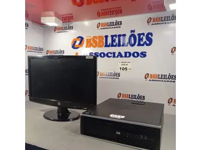 LOTE 105 - 01 CPU COMPAQ 6005, PROCESSADOR PHENON X2, 1TB HD, SEM MEMÓRIA E 01 MONITOR MARCA HP MODELO W2043S-PF. (NO ESTADO, LEILÃO NÃO TEM GARANTIA E NEM DEVOLUÇÃO, SUJEITO A POSSÍVEIS AVARIAS VISÍVEIS/OCULTAS E/OU AUSÊNCIA DE COMPONENTES).