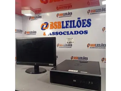 LOTE 120 - 01 CPU HP COMPAQ 6005, PROCESSADOR PHENON X2, 320 GB HD, SEM MEMÓRIA E 01 MONITOR MARCA AOC MODELO E 950S WDA. (NO ESTADO, LEILÃO NÃO TEM GARANTIA E NEM DEVOLUÇÃO, SUJEITO A POSSÍVEIS AVARIAS VISÍVEIS/OCULTAS E/OU AUSÊNCIA DE COMPONENTES).