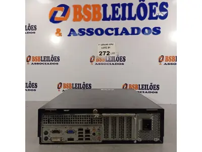 LOTE 272 - 01 CPU ITAUTEC INFOWAY SM 3330, PROCESSADOR PHENON X2, HD 500GB E MEMÓRIA 2GB DDR3. (NO ESTADO, LEILÃO NÃO TEM GARANTIA E NEM DEVOLUÇÃO, SUJEITO A POSSÍVEIS AVARIAS VISÍVEIS/OCULTAS E/OU AUSÊNCIA DE COMPONENTES).