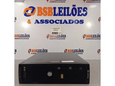LOTE 090 - 01 CPU ITAUTEC INFOWAY SM 3330, PROCESSADOR PHENON X2, HD 500GB, MEMÓRIA 2GB DDR3. (NO ESTADO, LEILÃO NÃO TEM GARANTIA E NEM DEVOLUÇÃO, SUJEITO A POSSÍVEIS AVARIAS VISÍVEIS/OCULTAS E/OU AUSÊNCIA DE COMPONENTES).