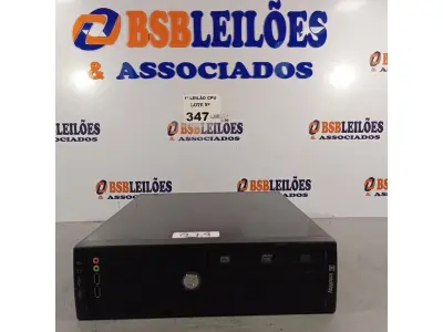 LOTE 347 - 01 CPU ITAUTEC INFOWAY SM 3330, PROCESSADOR PHENON X2, HD 500GB E MEMÓRIA 2GB DDR3. (NO ESTADO, LEILÃO NÃO TEM GARANTIA E NEM DEVOLUÇÃO, SUJEITO A POSSÍVEIS AVARIAS VISÍVEIS/OCULTAS E/OU AUSÊNCIA DE COMPONENTES).