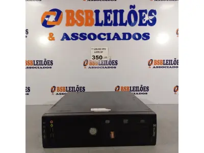 LOTE 350 - 01 CPU ITAUTEC INFOWAY SM 3330, PROCESSADOR PHENON X2, HD 500GB E MEMÓRIA 2GB DDR3. (NO ESTADO, LEILÃO NÃO TEM GARANTIA E NEM DEVOLUÇÃO, SUJEITO A POSSÍVEIS AVARIAS VISÍVEIS/OCULTAS E/OU AUSÊNCIA DE COMPONENTES).