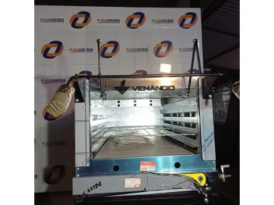 LOTE 055 - 01 FORNO ROMA VENÂNCIO 80 CM DE LASTRO A GÁS ROMA COM PEDRA REFRATARIA FIRI80 (NOVO), (NO ESTADO)