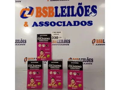 LOTE 030 - 04 FRACOS DE COLÁGENO HIDROLISADO (NATUFORME) 90 COMPRIMIDOS CADA. (NO ESTADO, LEILÃO NÃO TEM GARANTIA E NEM DEVOLUÇÃO, SUJEITO A POSSÍVEIS AVARIAS VISÍVEIS/OCULTAS E/OU AUSÊNCIA DE COMPONENTES).