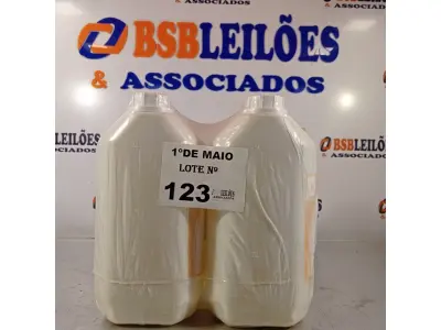 LOTE 123 - 02 GALÕES DE ESPUMA HIGIENIZADORA PARA ANTISSEPSIA INSTANTÂNEA DAS MÃOS 5L CADA. (NO ESTADO, LEILÃO NÃO TEM GARANTIA E NEM DEVOLUÇÃO, SUJEITO A POSSÍVEIS AVARIAS VISÍVEIS/OCULTAS E/OU AUSÊNCIA DE COMPONENTES).