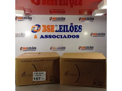 LOTE 157 - 02 TOALHEIROS AUTO CORTE COMPACTO. (NO ESTADO, LEILÃO NÃO TEM GARANTIA E NEM DEVOLUÇÃO, SUJEITO A POSSÍVEIS AVARIAS VISÍVEIS/OCULTAS E/OU AUSÊNCIA DE COMPONENTES).