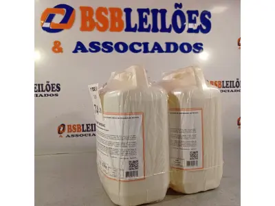 LOTE 374 - 02 GALÕES DE ESPUMA HIGIENIZADORA PARA ANTISSEPSIA INSTANTÂNEA DAS MÃOS 5L CADA. (NO ESTADO, LEILÃO NÃO TEM GARANTIA E NEM DEVOLUÇÃO, SUJEITO A POSSÍVEIS AVARIAS VISÍVEIS/OCULTAS E/OU AUSÊNCIA DE COMPONENTES).