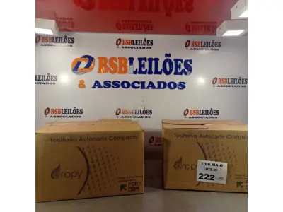 LOTE 222 - 02 TOALHEIROS AUTO CORTE COMPACTO. (NO ESTADO, LEILÃO NÃO TEM GARANTIA E NEM DEVOLUÇÃO, SUJEITO A POSSÍVEIS AVARIAS VISÍVEIS/OCULTAS E/OU AUSÊNCIA DE COMPONENTES).