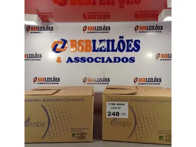 LOTE 248 - 02 TOALHEIROS AUTO CORTE COMPACTO. (NO ESTADO, LEILÃO NÃO TEM GARANTIA E NEM DEVOLUÇÃO, SUJEITO A POSSÍVEIS AVARIAS VISÍVEIS/OCULTAS E/OU AUSÊNCIA DE COMPONENTES).