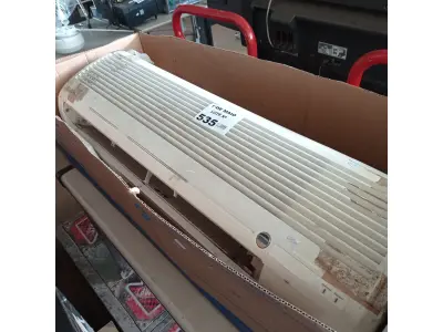 LOTE 535 - 01 EVAPORADORA MARCA ELGIN 18.000BTU 220V.  (NO ESTADO, LEILÃO NÃO TEM GARANTIA E NEM DEVOLUÇÃO, SUJEITO A POSSÍVEIS AVARIAS VISÍVEIS/OCULTAS E/OU AUSÊNCIA DE COMPONENTES).