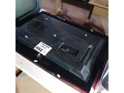 LOTE 492 - 02 TVS MARCAS E MODELOS DIVERSOS PARA RETIRADA DE PEÇAS. (NO ESTADO, LEILÃO NÃO TEM GARANTIA E NEM DEVOLUÇÃO, SUJEITO A POSSÍVEIS AVARIAS VISÍVEIS/OCULTAS E/OU AUSÊNCIA DE COMPONENTES).