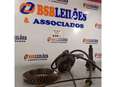 LOTE 634 - 01 PEÃO E COROA DE CAMIONETE D20/F1.000 RELAÇÃO 43X11 E ACESSÓRIOS DE CÂMBIO AUTOMÁTICO PARA CAMIONETES FORD V6. (NO ESTADO, LEILÃO NÃO TEM GARANTIA E NEM DEVOLUÇÃO, SUJEITO A POSSÍVEIS AVARIAS VISÍVEIS/OCULTAS E/OU AUSÊNCIA DE COMPONENTES).