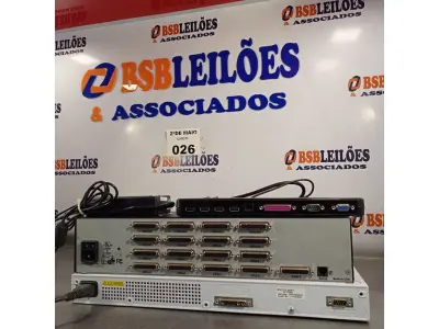 LOTE 026 - 01 SWITCH 24 PORTAS, 01 SER SWITCH BLACK BOX E 01 PORT REPLICATOR. (NO ESTADO, LEILÃO NÃO TEM GARANTIA E NEM DEVOLUÇÃO, SUJEITO A POSSÍVEIS AVARIAS VISÍVEIS/OCULTAS E/OU AUSÊNCIA DE COMPONENTES).