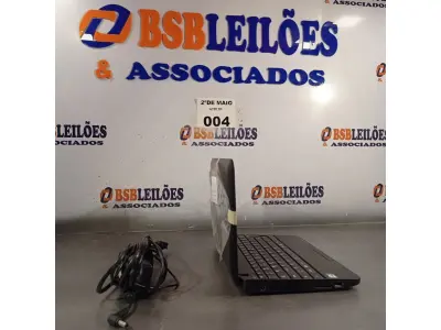 LOTE 004 - 01 NETBOOK MARCA NOVADATA, 2GB DE MEMÓRIA, HD 320GB E PROCESSADOR INTEL ATOM COM FONTE. (NO ESTADO, LEILÃO NÃO TEM GARANTIA E NEM DEVOLUÇÃO, SUJEITO A POSSÍVEIS AVARIAS VISÍVEIS/OCULTAS E/OU AUSÊNCIA DE COMPONENTES).