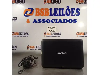 LOTE 004 - 01 NETBOOK MARCA NOVADATA, 2GB DE MEMÓRIA, HD 320GB E PROCESSADOR INTEL ATOM COM FONTE. (NO ESTADO, LEILÃO NÃO TEM GARANTIA E NEM DEVOLUÇÃO, SUJEITO A POSSÍVEIS AVARIAS VISÍVEIS/OCULTAS E/OU AUSÊNCIA DE COMPONENTES).