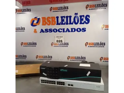 LOTE 026 - 01 SWITCH 24 PORTAS, 01 SER SWITCH BLACK BOX E 01 PORT REPLICATOR. (NO ESTADO, LEILÃO NÃO TEM GARANTIA E NEM DEVOLUÇÃO, SUJEITO A POSSÍVEIS AVARIAS VISÍVEIS/OCULTAS E/OU AUSÊNCIA DE COMPONENTES).