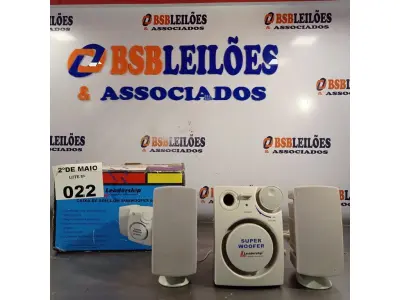 LOTE 022 - 01 SUBWOOFER MULTIMIDIA 600W. (NO ESTADO, LEILÃO NÃO TEM GARANTIA E NEM DEVOLUÇÃO, SUJEITO A POSSÍVEIS AVARIAS VISÍVEIS/OCULTAS E/OU AUSÊNCIA DE COMPONENTES).