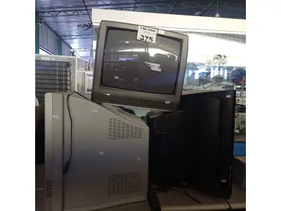 LOTE 375 - 03 TVS DE TUBO MARCAS E MODELOS DIVERSOS. (NO ESTADO, LEILÃO NÃO TEM GARANTIA E NEM DEVOLUÇÃO, SUJEITO A POSSÍVEIS AVARIAS VISÍVEIS/OCULTAS E/OU AUSÊNCIA DE COMPONENTES).