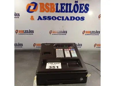 LOTE 351 - 01 CAIXA REGISTRADORA MARCA SHARP MODELO XE-A102. (NO ESTADO, LEILÃO NÃO TEM GARANTIA E NEM DEVOLUÇÃO, SUJEITO A POSSÍVEIS AVARIAS VISÍVEIS/OCULTAS E/OU AUSÊNCIA DE COMPONENTES).
