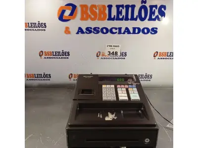 LOTE 348 - 01 CAIXA REGISTRADORA MARCA SHARP MODELO XE-A102. (NO ESTADO, LEILÃO NÃO TEM GARANTIA E NEM DEVOLUÇÃO, SUJEITO A POSSÍVEIS AVARIAS VISÍVEIS/OCULTAS E/OU AUSÊNCIA DE COMPONENTES).