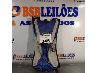 LOTE 345 - 01 CAMELBAK NA COR AZUL. (NO ESTADO, LEILÃO NÃO TEM GARANTIA E NEM DEVOLUÇÃO, SUJEITO A POSSÍVEIS AVARIAS VISÍVEIS/OCULTAS E/OU AUSÊNCIA DE COMPONENTES).