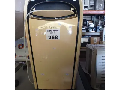 LOTE 268 - 01 AR CONDICIONADO PORTÁTIL MARCA MIDEA 10.000BTU 220V. (NO ESTADO, LEILÃO NÃO TEM GARANTIA E NEM DEVOLUÇÃO, SUJEITO A POSSÍVEIS AVARIAS VISÍVEIS/OCULTAS E/OU AUSÊNCIA DE COMPONENTES).
