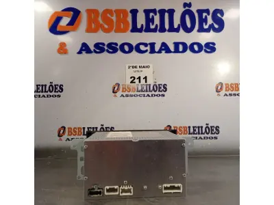 LOTE 211 - 01 CENTRAL MULTIMIDIA NISSAN. (NO ESTADO, LEILÃO NÃO TEM GARANTIA E NEM DEVOLUÇÃO, SUJEITO A POSSÍVEIS AVARIAS VISÍVEIS/OCULTAS E/OU AUSÊNCIA DE COMPONENTES).