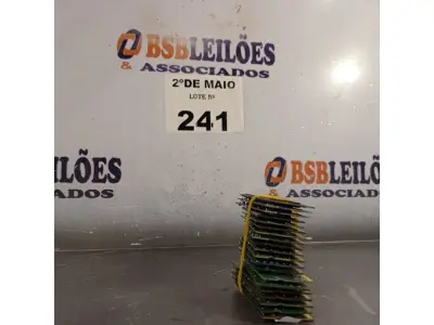 LOTE 241 - 01 LOTE COM VÁRIAS MEMORIAS PARA NOTEBOOK MARCAS E MODELOS DIVERSOS. (NO ESTADO, LEILÃO NÃO TEM GARANTIA E NEM DEVOLUÇÃO, SUJEITO A POSSÍVEIS AVARIAS VISÍVEIS/OCULTAS E/OU AUSÊNCIA DE COMPONENTES).