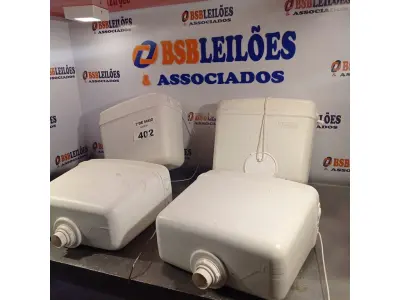 LOTE 402 - 04 CAIXAS DE DESCARGA MARCAS E MODELOS DIVERSOS COM AVARIAS. (NO ESTADO, LEILÃO NÃO TEM GARANTIA E NEM DEVOLUÇÃO, SUJEITO A POSSÍVEIS AVARIAS VISÍVEIS/OCULTAS E/OU AUSÊNCIA DE COMPONENTES).