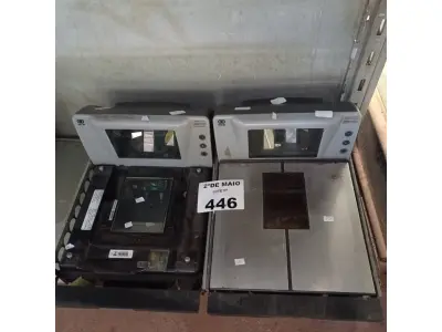 LOTE 446 - 02 BALANÇAS PARA CAIXA DE SUPERMERCADO. (NO ESTADO, LEILÃO NÃO TEM GARANTIA E NEM DEVOLUÇÃO, SUJEITO A POSSÍVEIS AVARIAS VISÍVEIS/OCULTAS E/OU AUSÊNCIA DE COMPONENTES).