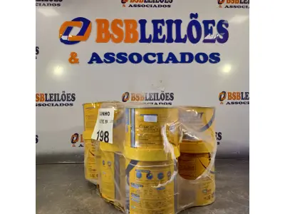LOTE 198 - 06 LATAS DE ADESIVO ESTRUTURAL DE BASE EPÓXI MEDIA FLUIDEZ COMPONENTES A+B. (NO ESTADO, LEILÃO NÃO TEM GARANTIA E NEM DEVOLUÇÃO, SUJEITO A POSSÍVEIS AVARIAS VISÍVEIS/OCULTAS E/OU AUSÊNCIA DE COMPONENTES).