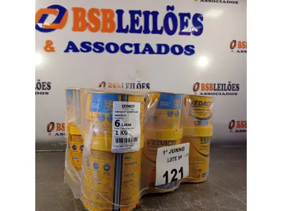 LOTE 121 - 06 LATAS DE ADESIVO ESTRUTURAL DE BASE EPÓXI MEDIA FLUIDEZ COMPONENTES A+B. (NO ESTADO, LEILÃO NÃO TEM GARANTIA E NEM DEVOLUÇÃO, SUJEITO A POSSÍVEIS AVARIAS VISÍVEIS/OCULTAS E/OU AUSÊNCIA DE COMPONENTES).