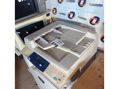 LOTE 278 - 01 IMPRESSORA MULTIFUNCIONAL MARCA XEROX WORKCENTRE M118. (NO ESTADO, LEILÃO NÃO TEM GARANTIA E NEM DEVOLUÇÃO, SUJEITO A POSSÍVEIS AVARIAS VISÍVEIS/OCULTAS E/OU AUSÊNCIA DE COMPONENTES).