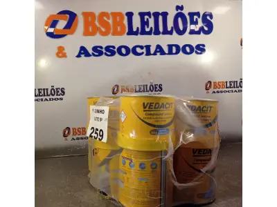 LOTE 259 - 06 LATAS DE ADESIVO ESTRUTURAL DE BASE EPÓXI MEDIA FLUIDEZ COMPONENTES A+B. (NO ESTADO, LEILÃO NÃO TEM GARANTIA E NEM DEVOLUÇÃO, SUJEITO A POSSÍVEIS AVARIAS VISÍVEIS/OCULTAS E/OU AUSÊNCIA DE COMPONENTES).