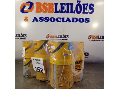 LOTE 152 - 06 LATAS DE ADESIVO ESTRUTURAL DE BASE EPÓXI MEDIA FLUIDEZ COMPONENTES A+B. (NO ESTADO, LEILÃO NÃO TEM GARANTIA E NEM DEVOLUÇÃO, SUJEITO A POSSÍVEIS AVARIAS VISÍVEIS/OCULTAS E/OU AUSÊNCIA DE COMPONENTES).