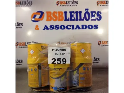 LOTE 259 - 06 LATAS DE ADESIVO ESTRUTURAL DE BASE EPÓXI MEDIA FLUIDEZ COMPONENTES A+B. (NO ESTADO, LEILÃO NÃO TEM GARANTIA E NEM DEVOLUÇÃO, SUJEITO A POSSÍVEIS AVARIAS VISÍVEIS/OCULTAS E/OU AUSÊNCIA DE COMPONENTES).
