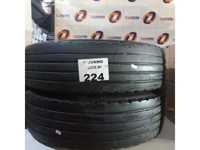 LOTE 224 - 02 PNEUS PARA CAMINHÃO ¾ 215/75/17.5. (NO ESTADO, LEILÃO NÃO TEM GARANTIA E NEM DEVOLUÇÃO, SUJEITO A POSSÍVEIS AVARIAS VISÍVEIS/OCULTAS E/OU AUSÊNCIA DE COMPONENTES).