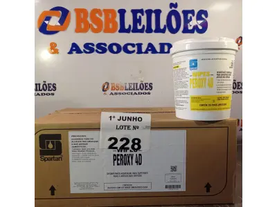 LOTE 228 - 06 BALDES DE WIPES PEROXY 40, PANOS UMEDECIDOS DESINFETANTE HOSPITALAR PARA SUPERFÍCIES FIXAS E ARTIGOS NÃO CRÍTICOS. (NO ESTADO, LEILÃO NÃO TEM GARANTIA E NEM DEVOLUÇÃO, SUJEITO A POSSÍVEIS AVARIAS VISÍVEIS/OCULTAS E/OU AUSÊNCIA DE COMPONENTES).