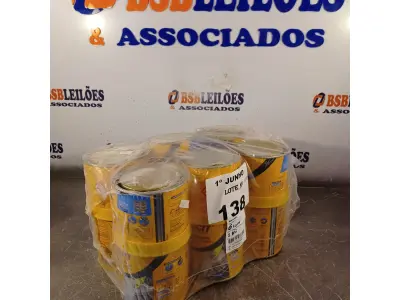 LOTE 138 - 06 LATAS DE ADESIVO ESTRUTURAL DE BASE EPÓXI MEDIA FLUIDEZ COMPONENTES A+B. (NO ESTADO, LEILÃO NÃO TEM GARANTIA E NEM DEVOLUÇÃO, SUJEITO A POSSÍVEIS AVARIAS VISÍVEIS/OCULTAS E/OU AUSÊNCIA DE COMPONENTES).