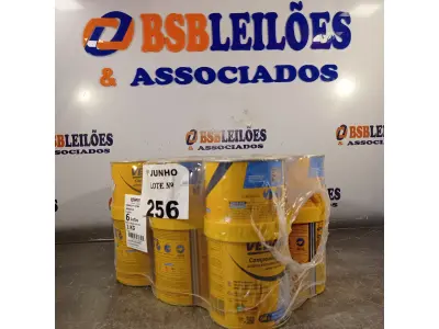 LOTE 256 - 06 LATAS DE ADESIVO ESTRUTURAL DE BASE EPÓXI MEDIA FLUIDEZ COMPONENTES A+B. (NO ESTADO, LEILÃO NÃO TEM GARANTIA E NEM DEVOLUÇÃO, SUJEITO A POSSÍVEIS AVARIAS VISÍVEIS/OCULTAS E/OU AUSÊNCIA DE COMPONENTES).