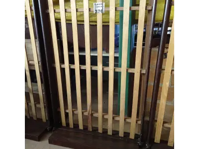 LOTE 376 - 01 CAMA DE SOLTEIRO EM IMBUIA DO POLO MADEIREIRO DO RIO GRANDE DO SUL. (NO ESTADO, LEILÃO NÃO TEM GARANTIA E NEM DEVOLUÇÃO, SUJEITO A POSSÍVEIS AVARIAS VISÍVEIS/OCULTAS E/OU AUSÊNCIA DE COMPONENTES).