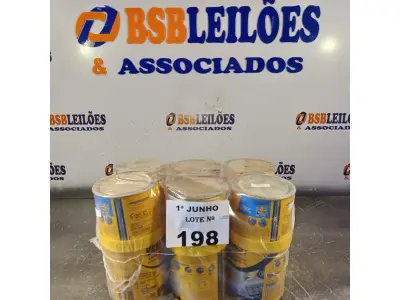 LOTE 198 - 06 LATAS DE ADESIVO ESTRUTURAL DE BASE EPÓXI MEDIA FLUIDEZ COMPONENTES A+B. (NO ESTADO, LEILÃO NÃO TEM GARANTIA E NEM DEVOLUÇÃO, SUJEITO A POSSÍVEIS AVARIAS VISÍVEIS/OCULTAS E/OU AUSÊNCIA DE COMPONENTES).
