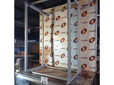 LOTE 277 - 01 FORNO ELÉTRICO INDUSTRIAL MARCA METALMAQ COM 03 PORTAS. (NO ESTADO, LEILÃO NÃO TEM GARANTIA E NEM DEVOLUÇÃO, SUJEITO A POSSÍVEIS AVARIAS VISÍVEIS/OCULTAS E/OU AUSÊNCIA DE COMPONENTES).